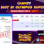 LESTI77 JACKPOT OLYMPUS SUPER SCATTER Rp40.000.000,- LUNAS